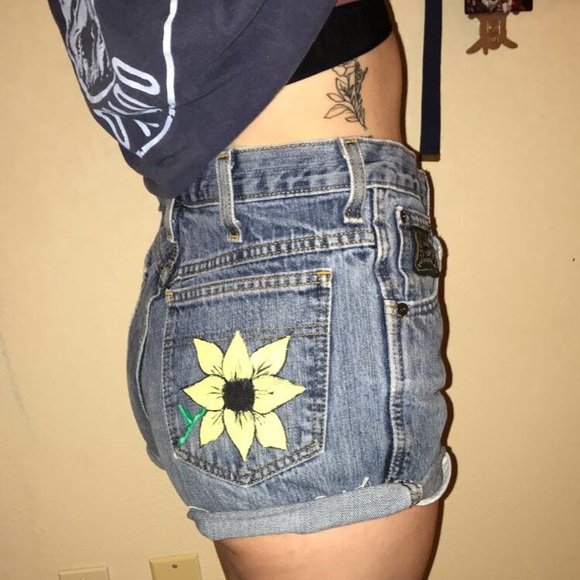 Cinch Pants - Hand Painted DAISY DUKES!
